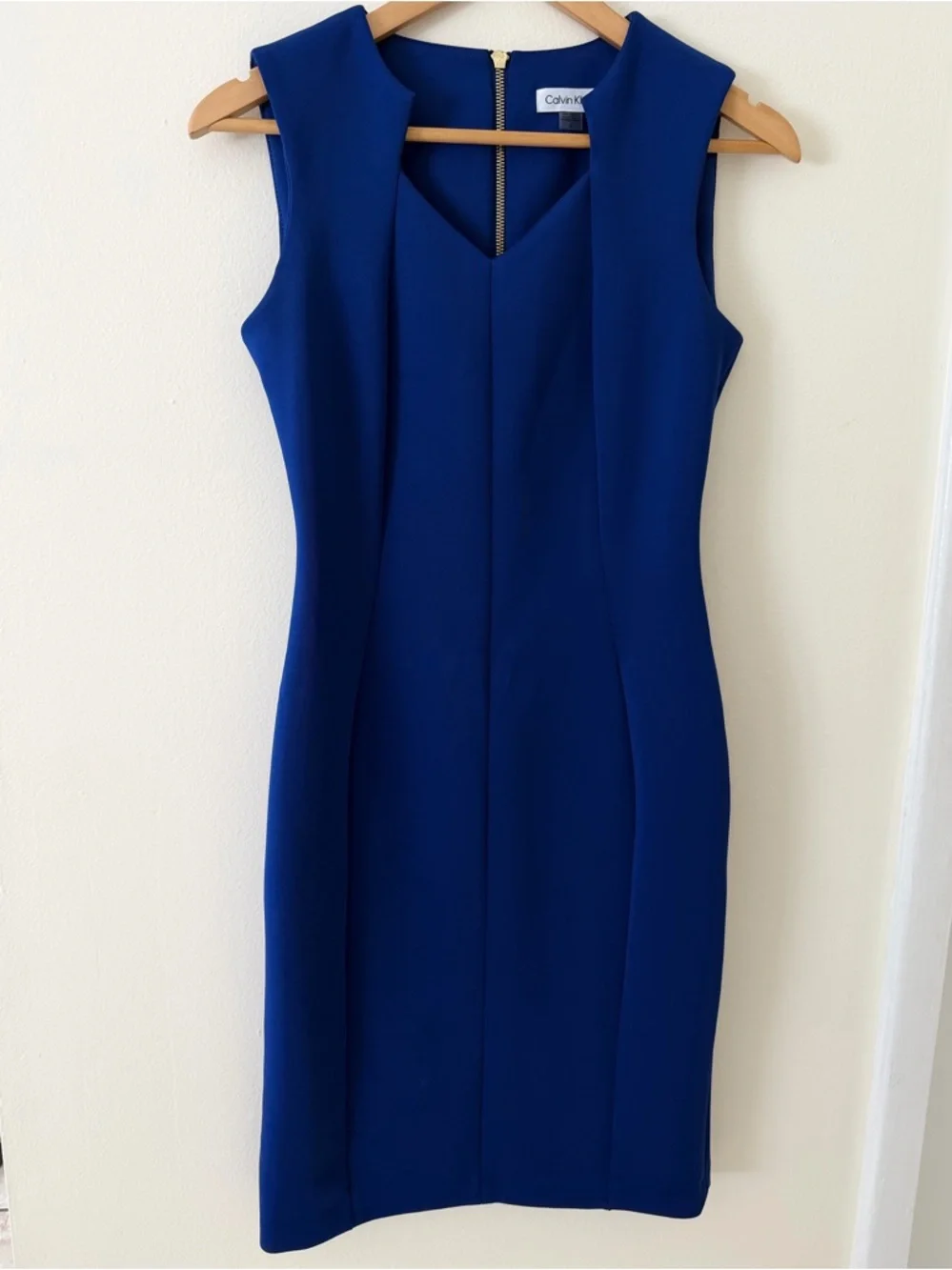 Calvin Klein fitted sleeveless